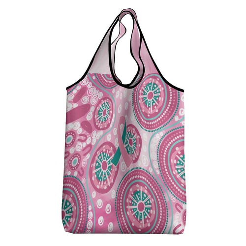 Hereditary Breast Cancer Awareness Australia Indigenous Grocery Bag Previvor - Aussie Hoodie