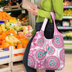 Hereditary Breast Cancer Awareness Australia Indigenous Grocery Bag Previvor - Aussie Hoodie