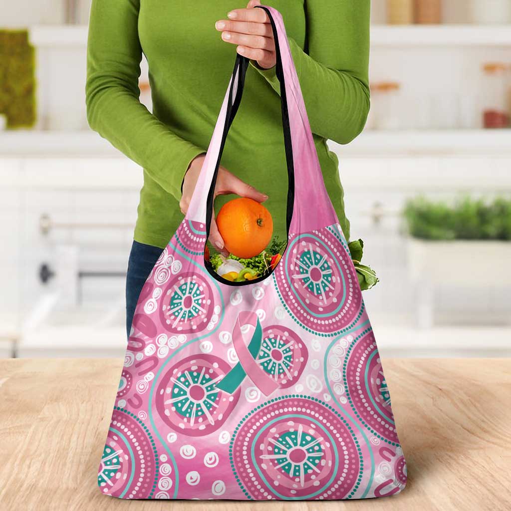 Hereditary Breast Cancer Awareness Australia Indigenous Grocery Bag Previvor - Aussie Hoodie