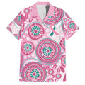 Hereditary Breast Cancer Awareness Australia Indigenous Hawaiian Shirt Previvor - Aussie Hoodie