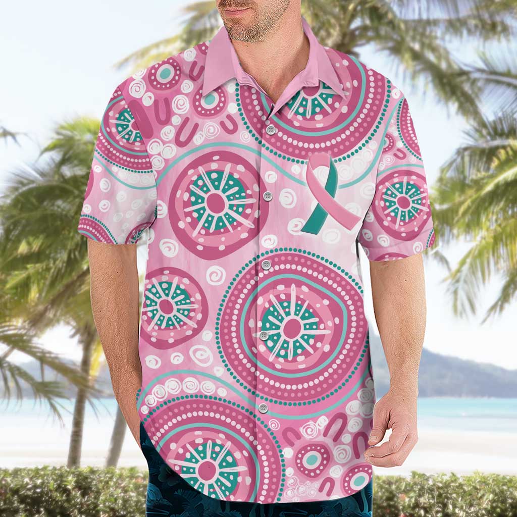 Hereditary Breast Cancer Awareness Australia Indigenous Hawaiian Shirt Previvor - Aussie Hoodie