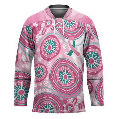 Hereditary Breast Cancer Awareness Australia Indigenous Hockey Jersey Previvor - Aussie Hoodie