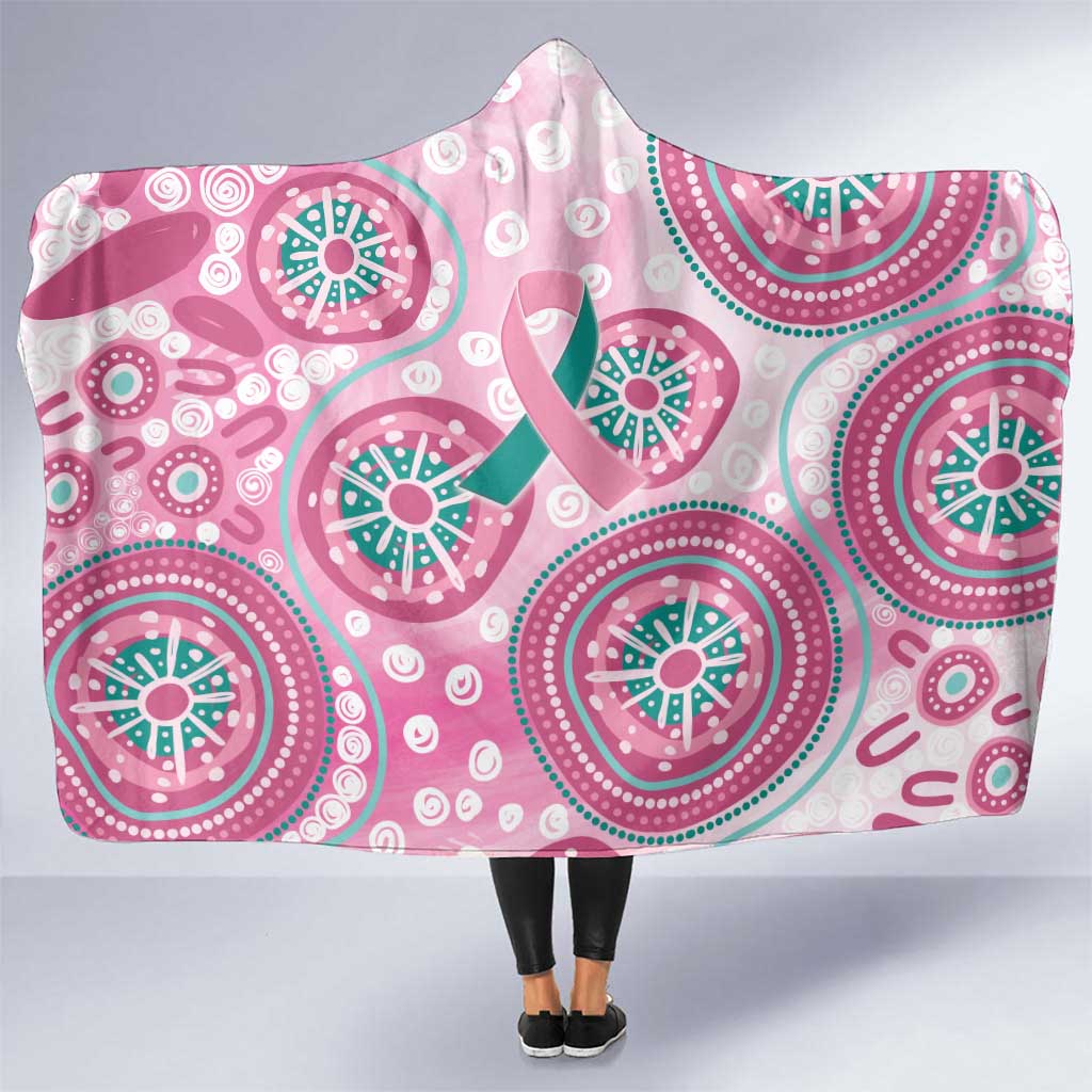 Hereditary Breast Cancer Awareness Australia Indigenous Hooded Blanket Previvor - Aussie Hoodie