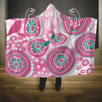 Hereditary Breast Cancer Awareness Australia Indigenous Hooded Blanket Previvor - Aussie Hoodie
