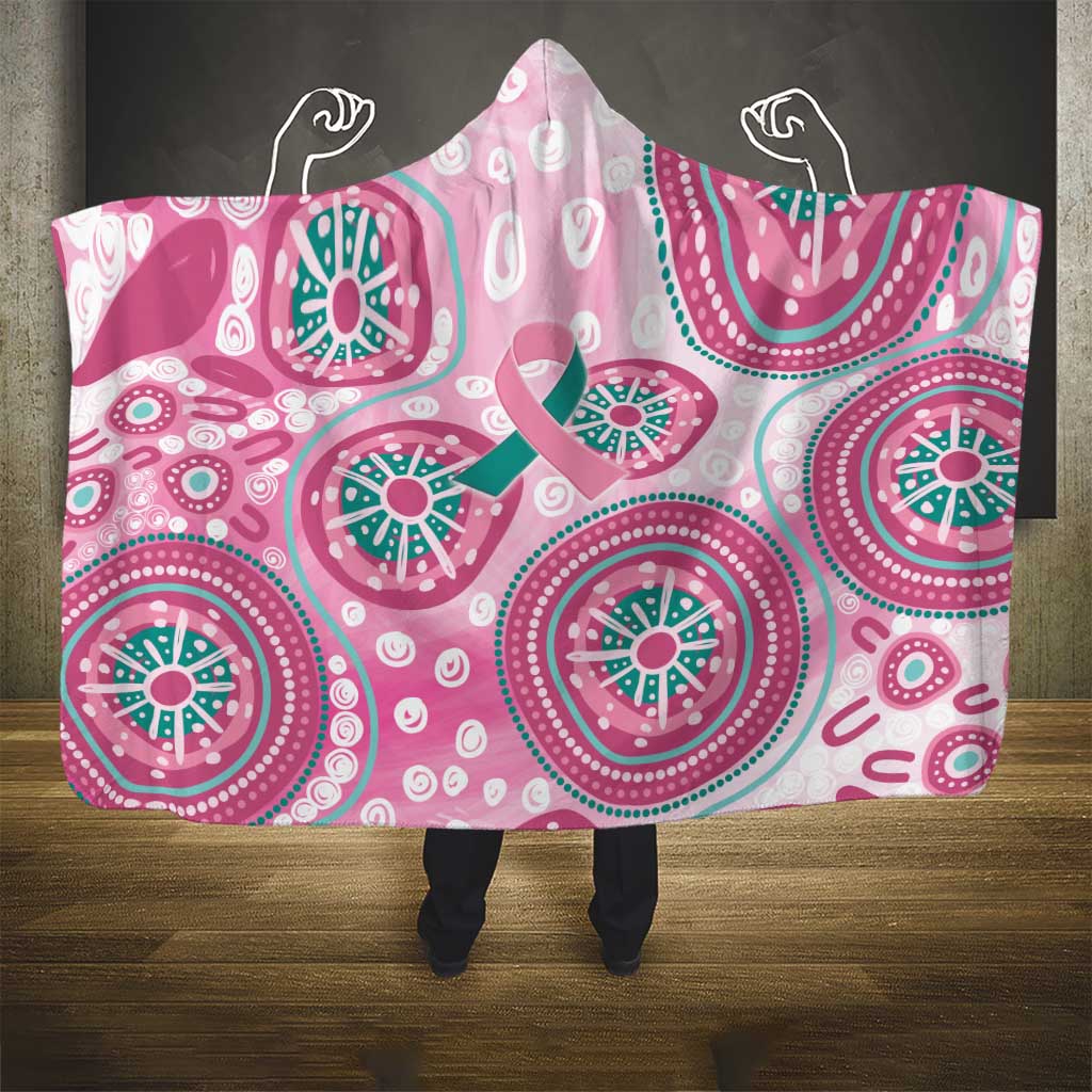 Hereditary Breast Cancer Awareness Australia Indigenous Hooded Blanket Previvor - Aussie Hoodie
