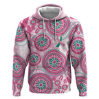Hereditary Breast Cancer Awareness Australia Indigenous Hoodie Previvor - Aussie Hoodie