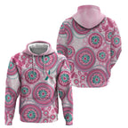 Hereditary Breast Cancer Awareness Australia Indigenous Hoodie Previvor - Aussie Hoodie