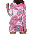 Hereditary Breast Cancer Awareness Australia Indigenous Hoodie Dress Previvor - Aussie Hoodie