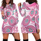Hereditary Breast Cancer Awareness Australia Indigenous Hoodie Dress Previvor - Aussie Hoodie