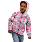 Hereditary Breast Cancer Awareness Australia Indigenous Kid Hoodie Previvor - Aussie Hoodie