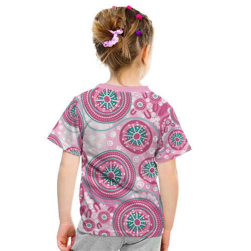 Hereditary Breast Cancer Awareness Australia Indigenous Kid T Shirt Previvor - Aussie Hoodie