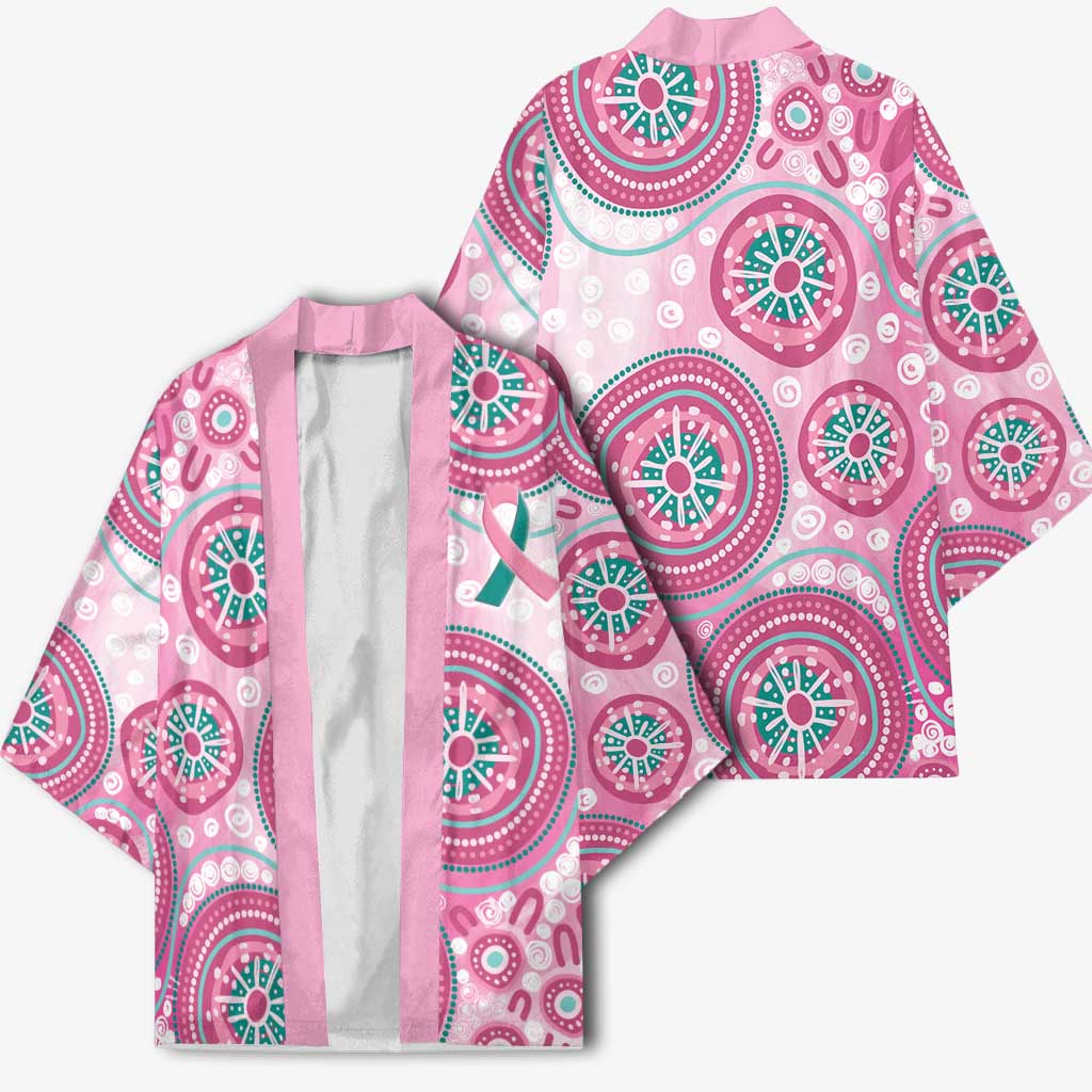 Hereditary Breast Cancer Awareness Australia Indigenous Kimono Previvor - Aussie Hoodie