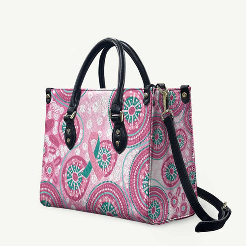 Hereditary Breast Cancer Awareness Australia Indigenous Leather Bag Previvor - Aussie Hoodie