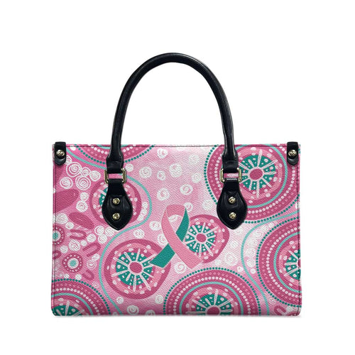 Hereditary Breast Cancer Awareness Australia Indigenous Leather Bag Previvor - Aussie Hoodie