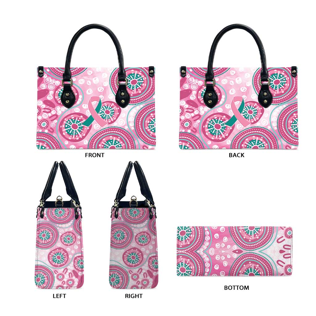 Hereditary Breast Cancer Awareness Australia Indigenous Leather Bag Previvor - Aussie Hoodie