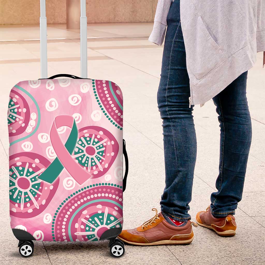 Hereditary Breast Cancer Awareness Australia Indigenous Luggage Cover Previvor - Aussie Hoodie