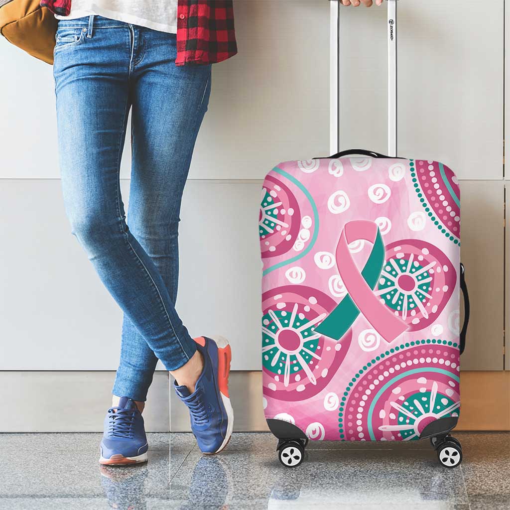Hereditary Breast Cancer Awareness Australia Indigenous Luggage Cover Previvor - Aussie Hoodie