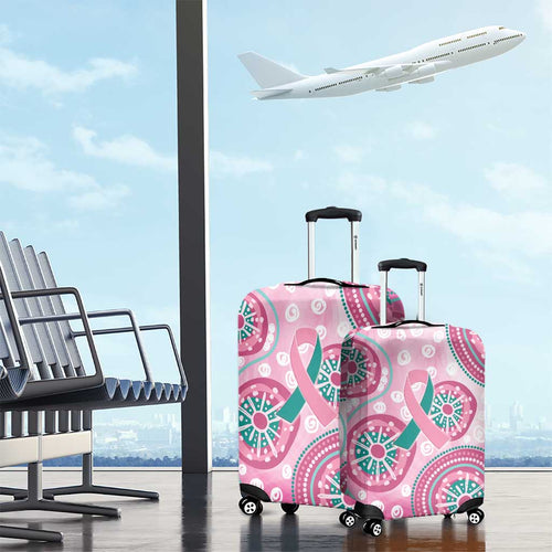 Hereditary Breast Cancer Awareness Australia Indigenous Luggage Cover Previvor - Aussie Hoodie