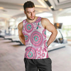 Hereditary Breast Cancer Awareness Australia Indigenous Men Tank Top Previvor - Aussie Hoodie