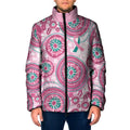 Hereditary Breast Cancer Awareness Australia Indigenous Padded Jacket Previvor - Aussie Hoodie