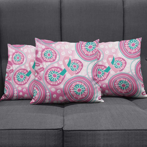 Hereditary Breast Cancer Awareness Australia Indigenous Pillow Cover Previvor - Aussie Hoodie