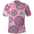 Hereditary Breast Cancer Awareness Australia Indigenous Polo Shirt Previvor - Aussie Hoodie