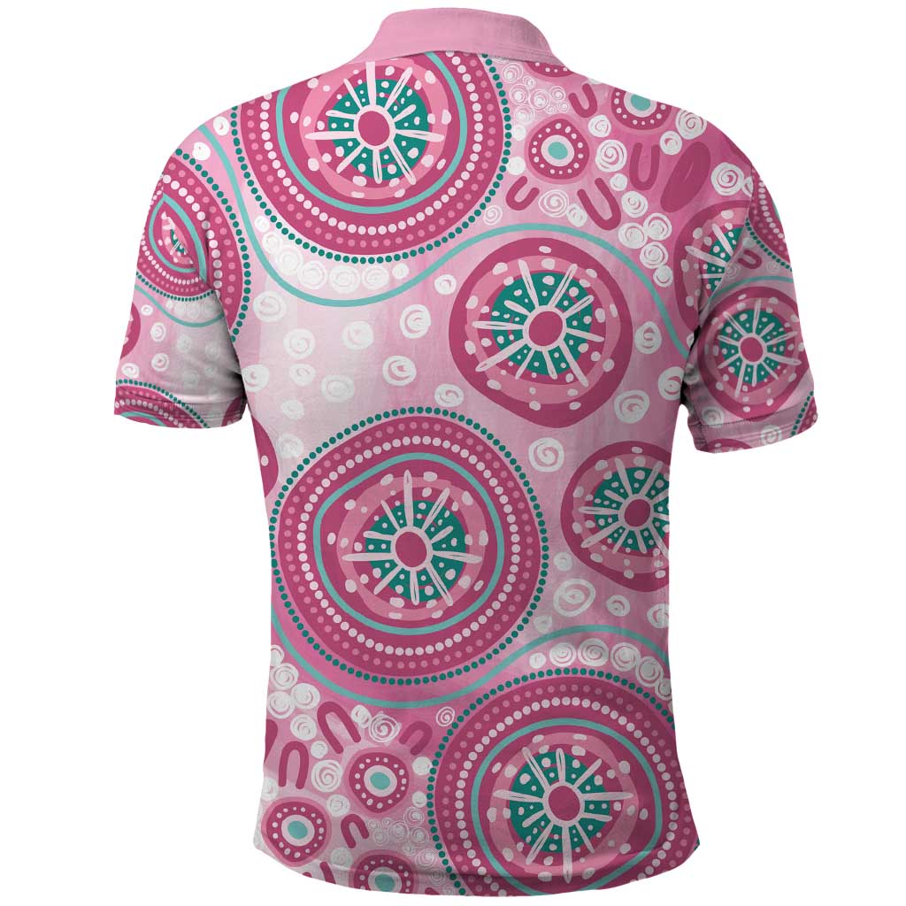 Hereditary Breast Cancer Awareness Australia Indigenous Polo Shirt Previvor - Aussie Hoodie