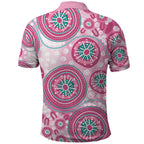 Hereditary Breast Cancer Awareness Australia Indigenous Polo Shirt Previvor - Aussie Hoodie