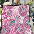 Hereditary Breast Cancer Awareness Australia Indigenous Quilt Previvor - Aussie Hoodie