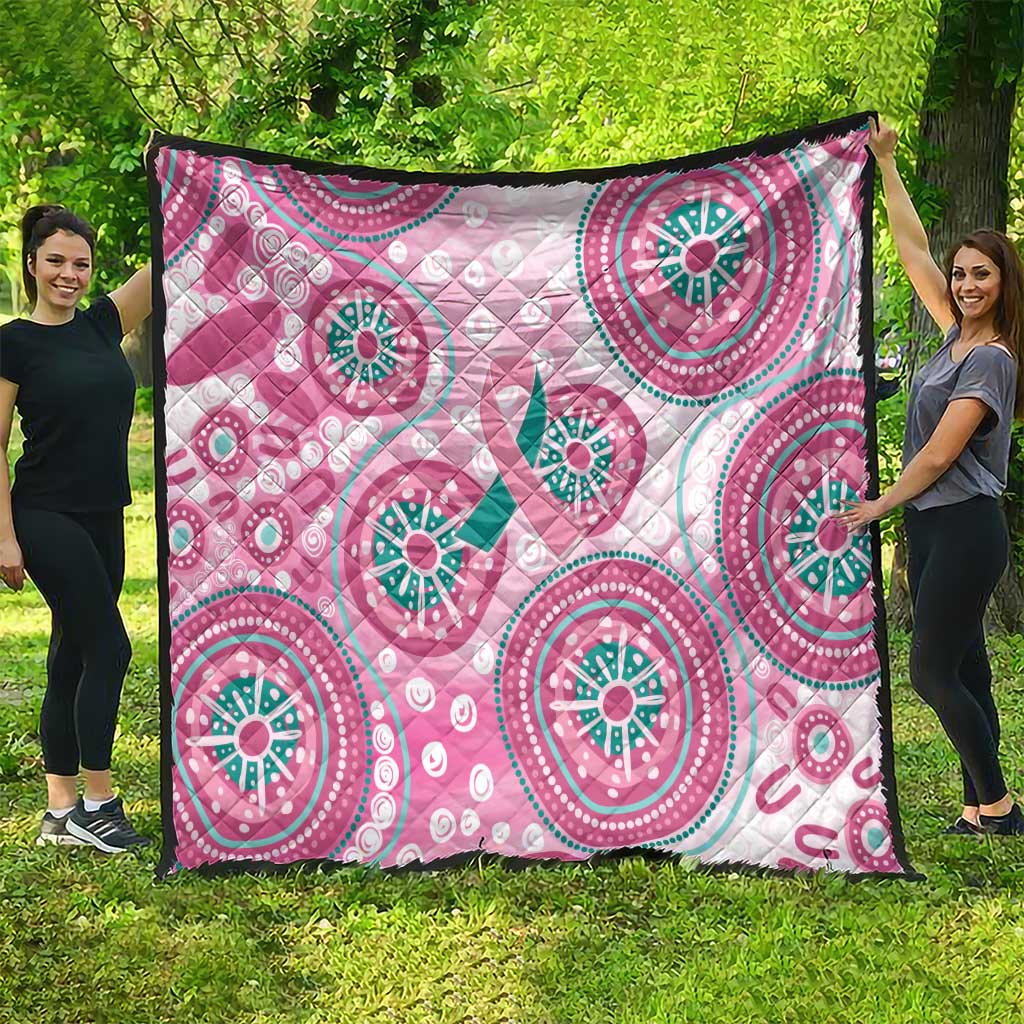 Hereditary Breast Cancer Awareness Australia Indigenous Quilt Previvor - Aussie Hoodie