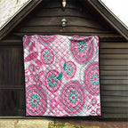 Hereditary Breast Cancer Awareness Australia Indigenous Quilt Previvor - Aussie Hoodie