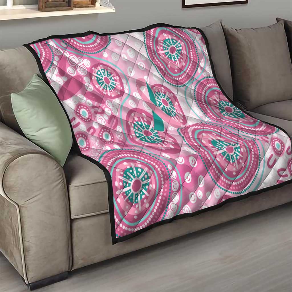 Hereditary Breast Cancer Awareness Australia Indigenous Quilt Previvor - Aussie Hoodie