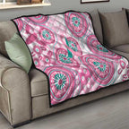 Hereditary Breast Cancer Awareness Australia Indigenous Quilt Previvor - Aussie Hoodie