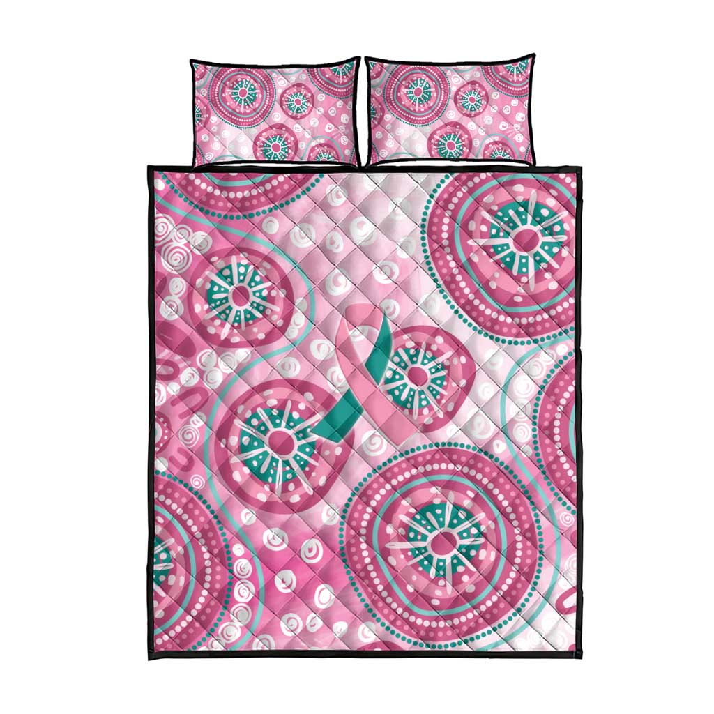 Hereditary Breast Cancer Awareness Australia Indigenous Quilt Bed Set Previvor - Aussie Hoodie