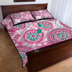 Hereditary Breast Cancer Awareness Australia Indigenous Quilt Bed Set Previvor - Aussie Hoodie