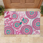Hereditary Breast Cancer Awareness Australia Indigenous Rubber Doormat Previvor - Aussie Hoodie