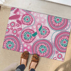 Hereditary Breast Cancer Awareness Australia Indigenous Rubber Doormat Previvor - Aussie Hoodie