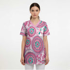Hereditary Breast Cancer Awareness Australia Indigenous Scrub Top Previvor - Aussie Hoodie