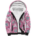 Hereditary Breast Cancer Awareness Australia Indigenous Sherpa Hoodie Previvor - Aussie Hoodie