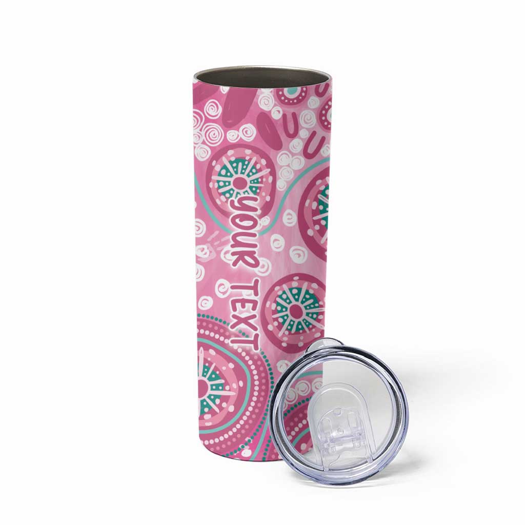 Personalized Hereditary Breast Cancer Awareness Australia Indigenous Skinny Tumbler Previvor - Aussie Hoodie