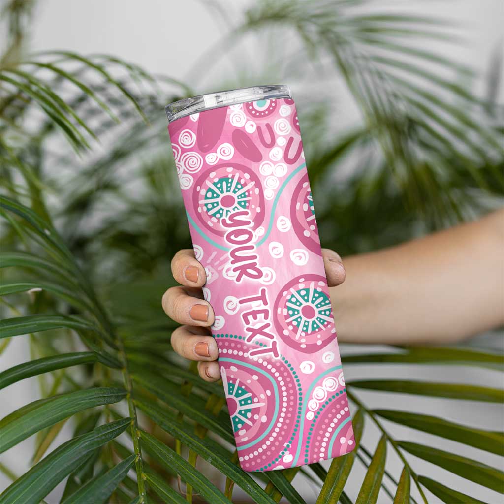 Personalized Hereditary Breast Cancer Awareness Australia Indigenous Skinny Tumbler Previvor - Aussie Hoodie