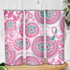 Personalized Hereditary Breast Cancer Awareness Australia Indigenous Skinny Tumbler Previvor - Aussie Hoodie