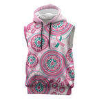 Hereditary Breast Cancer Awareness Australia Indigenous Sleeveless Hoodie Previvor - Aussie Hoodie