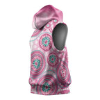 Hereditary Breast Cancer Awareness Australia Indigenous Sleeveless Hoodie Previvor - Aussie Hoodie