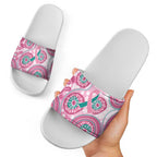 Hereditary Breast Cancer Awareness Australia Indigenous Slide Sandals Previvor - Aussie Hoodie