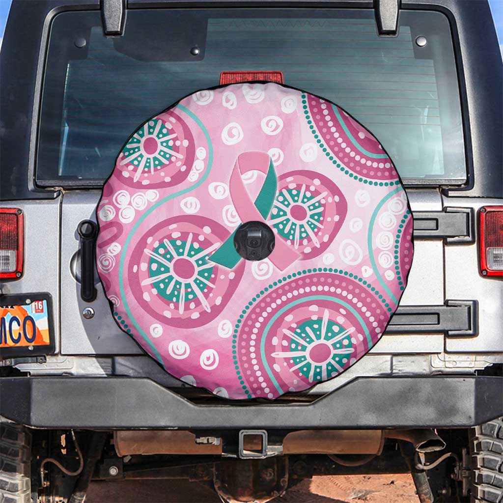 Hereditary Breast Cancer Awareness Australia Indigenous Spare Tire Cover Previvor - Aussie Hoodie