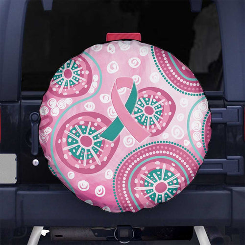 Hereditary Breast Cancer Awareness Australia Indigenous Spare Tire Cover Previvor - Aussie Hoodie