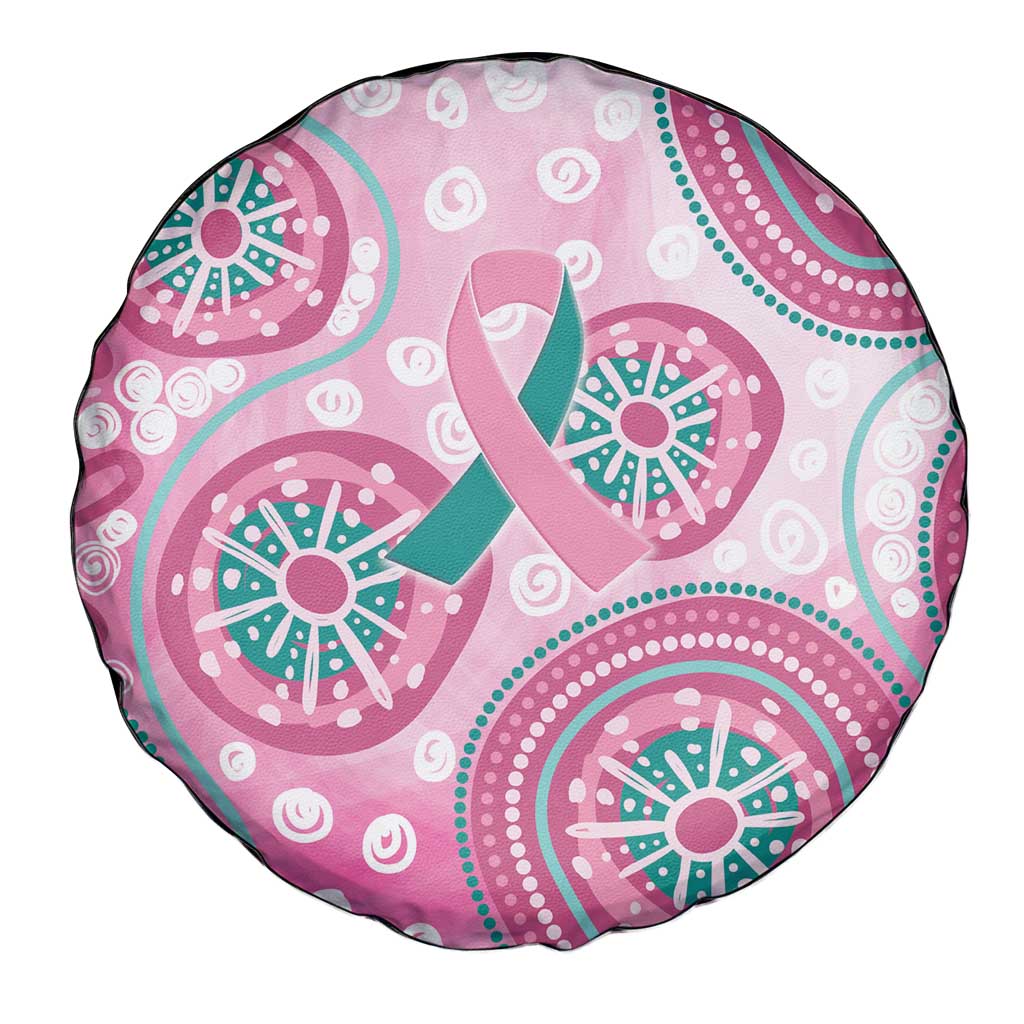 Hereditary Breast Cancer Awareness Australia Indigenous Spare Tire Cover Previvor - Aussie Hoodie