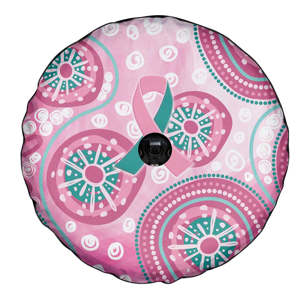 Hereditary Breast Cancer Awareness Australia Indigenous Spare Tire Cover Previvor - Aussie Hoodie
