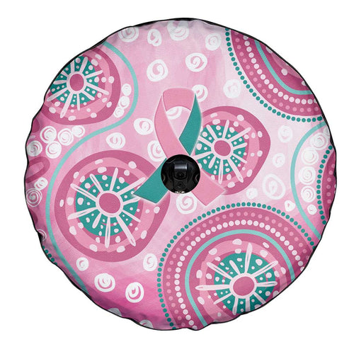 Hereditary Breast Cancer Awareness Australia Indigenous Spare Tire Cover Previvor - Aussie Hoodie